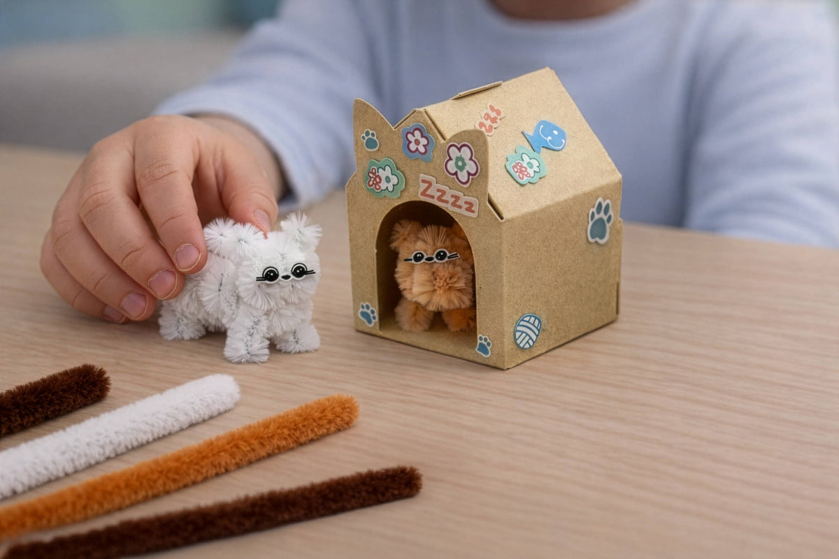 【yokobe1009】おすそ分けファイル♡ Furry Friends Mini Furry Friends Kit | Cute Animal Origami Kit – Tanuki Games