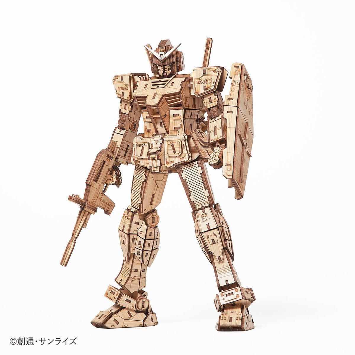 Wa-gu-mi Mobile Suit First Gundam RX-78-2 3D Wooden Puzzle