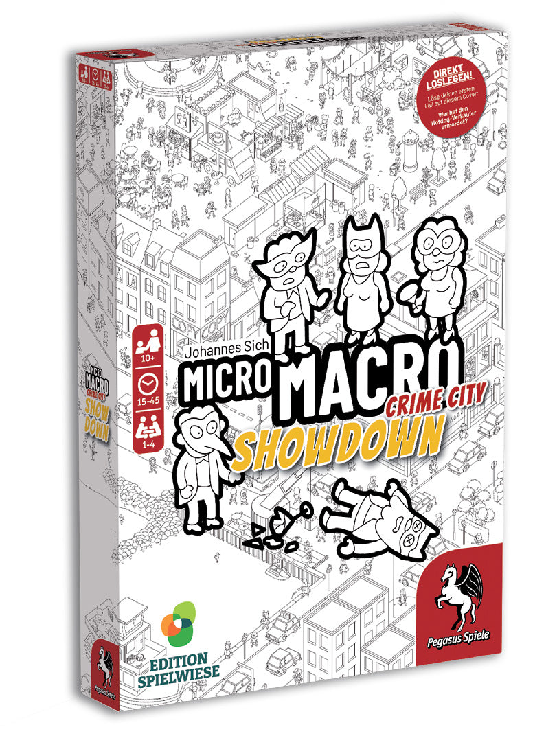 SD GAMES Micro Macro Bonus Box - Jeu détective pour résoudre les crimes de la ville Crime City, 136 cartes avec 14 cas intrigants, 1 à 4 joueurs recommandés à partir de 10 ans SD GAMES Micro Macro Bonus Box - Jeu détective pour résoudre les crimes de la ville Crime City, 136 cartes avec 14 cas intrigants, 1 à 4 joueurs recommandés à partir de 10 ans