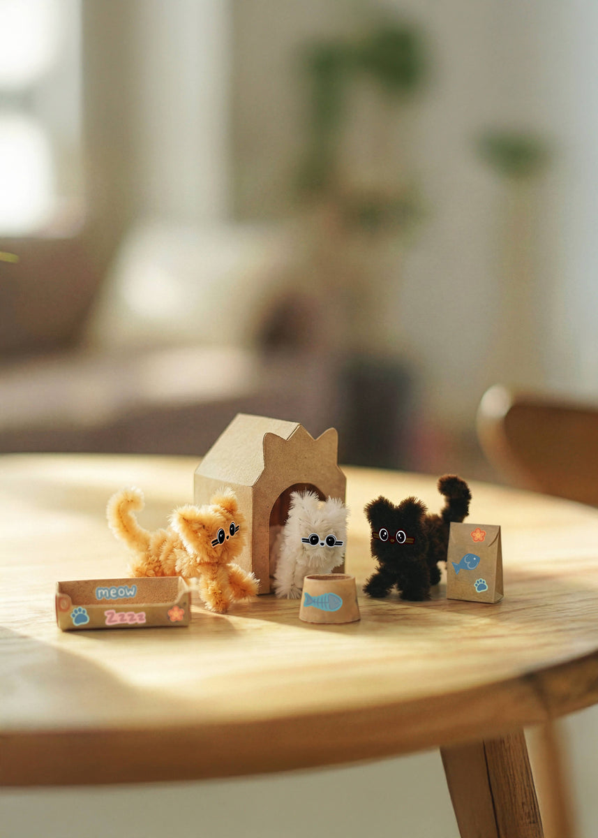 Mini Furry Friends Kit | Cute Animal Origami Kit – Tanuki Games