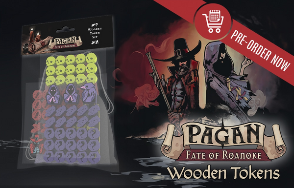 Pagan: The Fate of Roanoke - Wooden Token Set