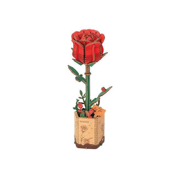 Red Rose - 3D Miniature Scene