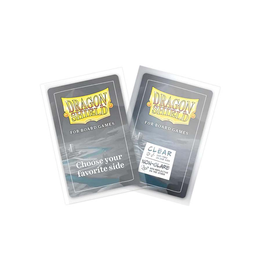 Dragon Shield - Board Game Sleeves - Clear Nonglare: American Mini (10 Tanuki Games Dragon Shield - Board Game Sleeves - Clear Nonglare: American Mini (10 Tanuki Games