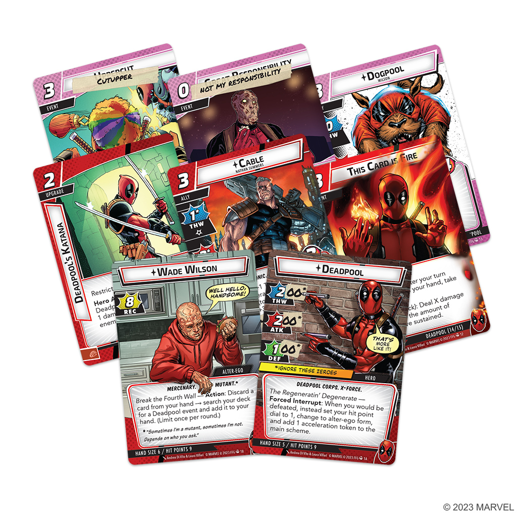 Marvel Champions LCG: Deadpool Expanded Hero Pack – Tanuki Games