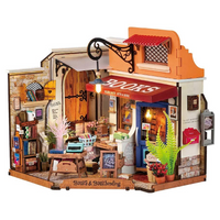 Corner Bookstore - 3D Miniature Scene