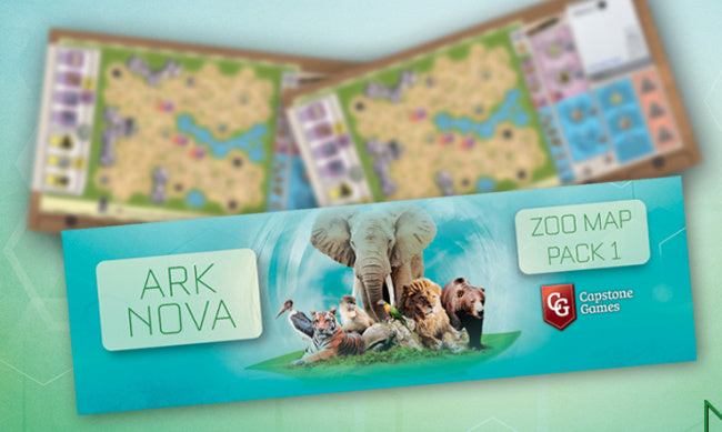 Ark Nova: Zoo Map Pack 1 – Zwei Neue Doppelseitige Zookarten Für Noch Mehr Strategie & Wiederspielspaß!
