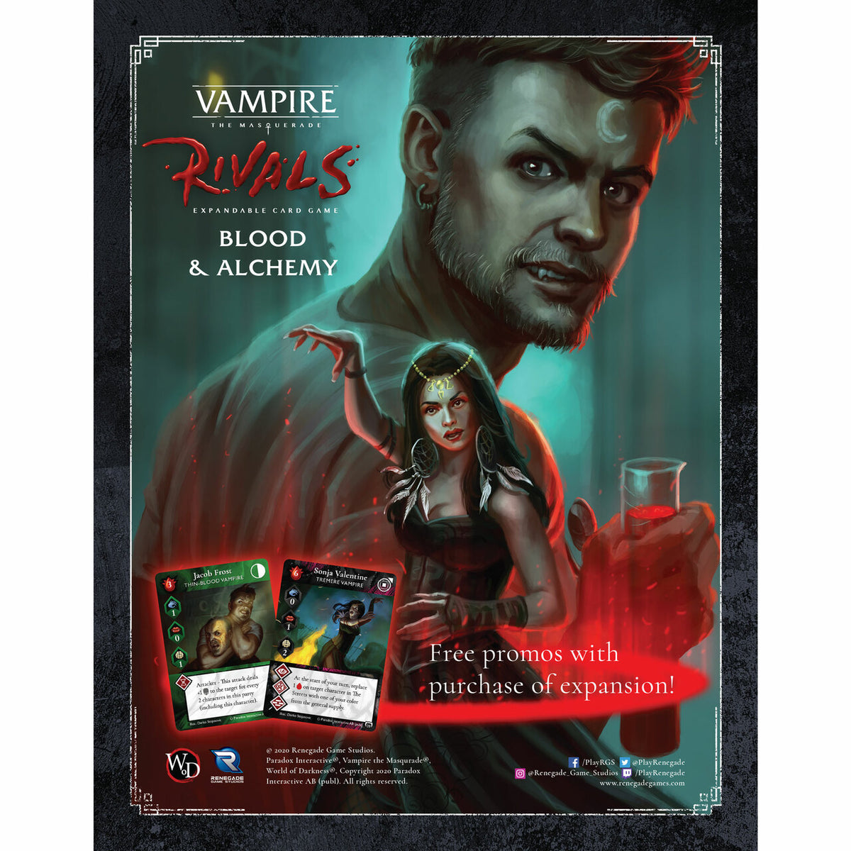Vampire the Masquerade Rivals: The Wolf and The Rat Expansion