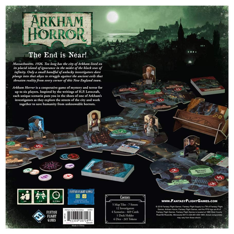 Arkham Horror Board Game 3rd Edition (Base Game) Tanuki Games Arkham Horror Board Game 3rd Edition (Base Game) Tanuki Games