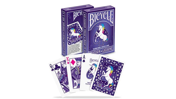 Bicycle Playing Cards: Unicorn (purple) – Tanuki Games