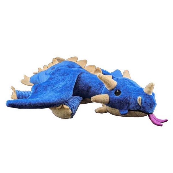 Paw-lymorph Dog Toy - Sparkbolt - Blue Dragon Wyrmling Plush