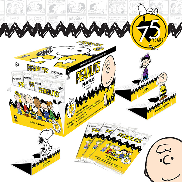 Peanuts 75th Anniversary Play Pack Display