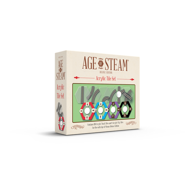 Age of Steam Deluxe: Acrylic Tile Set