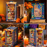 DIY Book Nook Kit: Plaza de los Muertos - 3D Miniature Scene