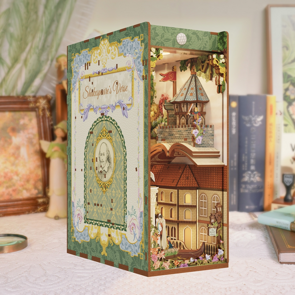 Shakespeare's Verse with Dust Cover - 3D Miniature Scene