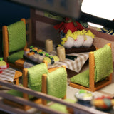 DIY Miniature House Kit: Sushi House - 3D Miniature Scene