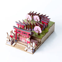 Wa-gu-mi Fushimi Inari Wooden 3D Puzzle Kit