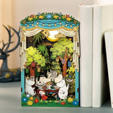 Moomin Moominous Dance Party  - DIY Book Nook Kit - 3D Miniature Scene