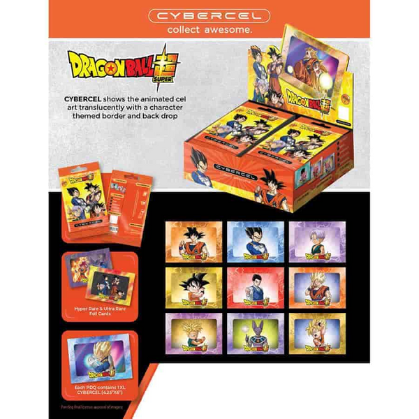 2023 Cybercel Dragon Ball Z Super Trading Cards Box (20 Packs)
