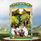 Moomin Moominous Dance Party  - DIY Book Nook Kit - 3D Miniature Scene