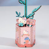 Hello Kitty® and Friends Hello Kitty® Pink Rose - 3D Miniature Scene