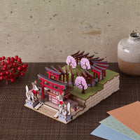Wa-gu-mi Fushimi Inari Wooden 3D Puzzle Kit