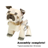 PIPEROID animals Dogs Pug - paper craft kit from Japan