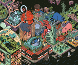 Space Jam Toronto | 1000-piece Puzzle for Adults | Artwork by Kathleen Fu