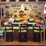 DIY Miniature House Kit: Sushi House - 3D Miniature Scene