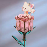 Hello Kitty® and Friends Hello Kitty® Pink Rose - 3D Miniature Scene