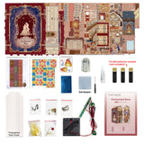 DIY Book Nook Kit: Enchanted Rose w/ Dust Cover - 3D Miniature Scene