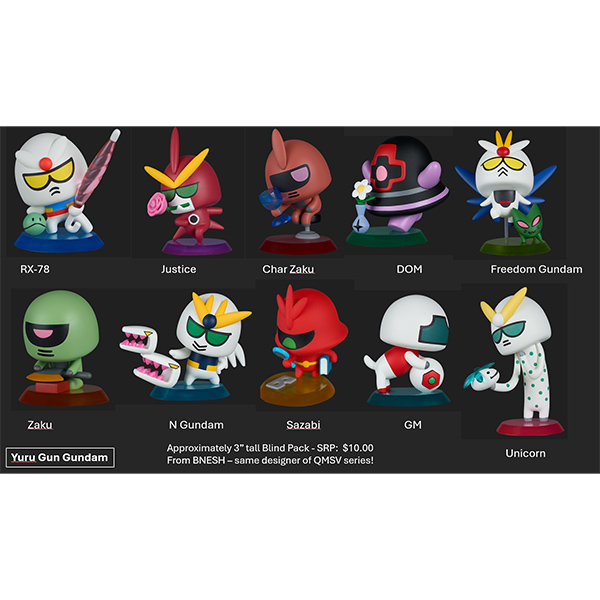 Gundam Figure: BNESH Yurugan Vol.1 (Blind Box) – Tanuki Games