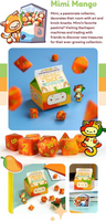 Fruit Meadows Milk Cartons: Kawaii Cat Dice Sets