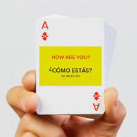 Spanish "Pick up a Language" Playing Cards