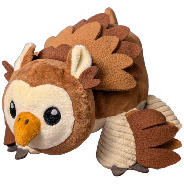 Paw-lymorph Dog Toy - Oatmeal The Owlbear