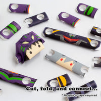 PIPEROID Evangelion series Shinji & Kaworu - paper craft kit