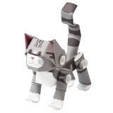 PIPEROID animals Silver Tabby - paper craft kit from Japan