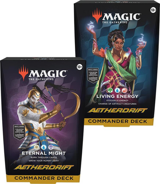 Magic the Gathering: Aetherdrift Commander Decks (Set of 2) Tanuki Games Magic the Gathering: Aetherdrift Commander Decks (Set of 2) Tanuki Games
