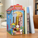 Peanuts Storybook Corner - DIY Book Nook Kit - 3D Miniature Scene