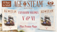 Age of Steam Deluxe: Expansion Volumes V & VI (Deposit) (Crowdfunded)