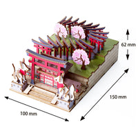 Wa-gu-mi Fushimi Inari Wooden 3D Puzzle Kit