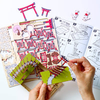 Wa-gu-mi Fushimi Inari Wooden 3D Puzzle Kit