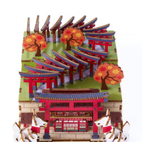 Wa-gu-mi Fushimi Inari Wooden 3D Puzzle Kit
