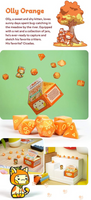 Fruit Meadows Milk Cartons: Kawaii Cat Dice Sets