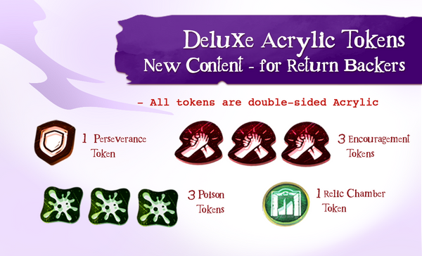 Terrorscape - Deluxe Acylic Tokens (New Content Only)