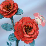 Hello Kitty® and Friends My Melody Red Camellia - 3D Miniature Scene