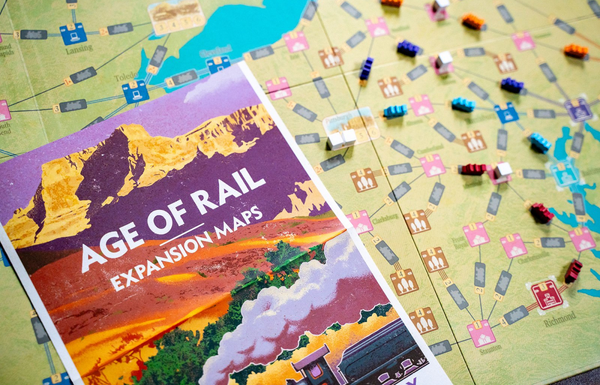 Age of Rail: Allegheny & La Pampa Expansion Maps