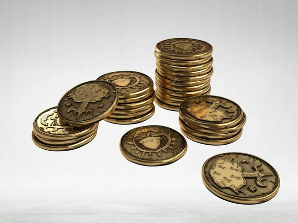 Bardwood Grove - Set of 30 Metal Coins (Kickstarter)