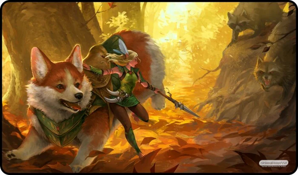 Playmat - Corgi and Elf