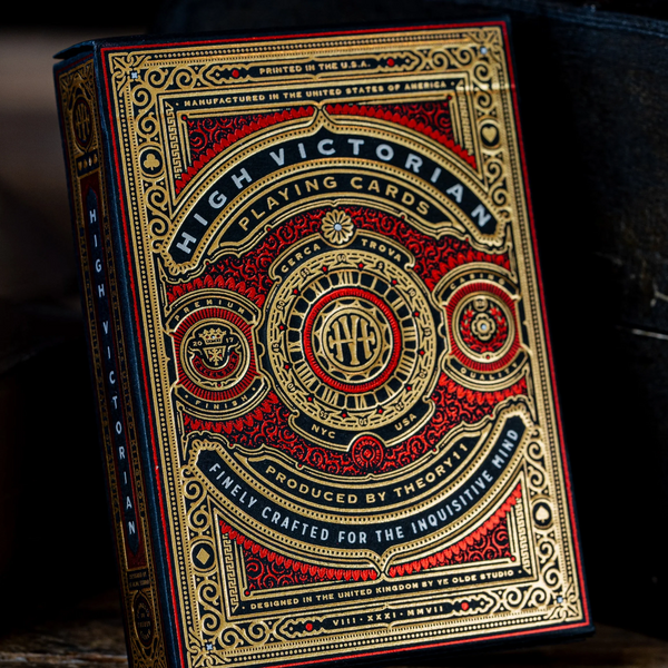 Theory 11 Playing Cards: High Victorian - Red