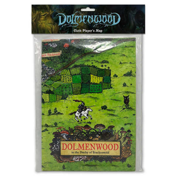 Dolmenwood RPG: Cloth Player’s Map